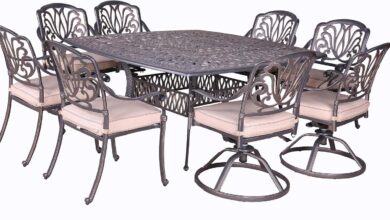 How We Loved Hosting on the Square 8-Person Aluminum Set