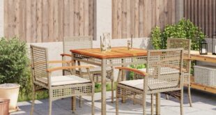How We Transformed Our Patio with This Chic 4-Seater Dining Set