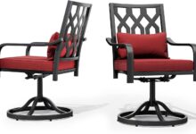 Our Take on YITAHOME Swivel Patio Chairs: Comfort Meets Durability