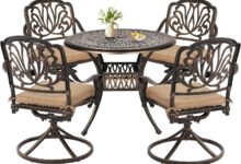 Our Take on the TITIMO 5-Piece Cast Aluminum Patio Dining Set