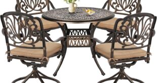 Our Take on the TITIMO 5-Piece Cast Aluminum Patio Dining Set
