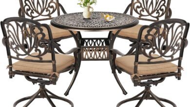 Our Take on the TITIMO 5-Piece Cast Aluminum Patio Dining Set