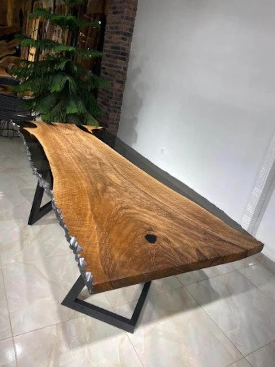 Why We Loved Customizing Our Modern Black Epoxy Resin Table