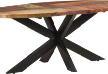 Our Honest Take on the Mid Century Reclaimed Wood Dining Table