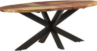 Our Honest Take on the Mid Century Reclaimed Wood Dining Table