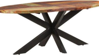 Our Honest Take on the Mid Century Reclaimed Wood Dining Table