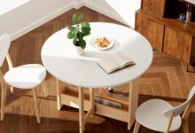 How We Made Space Work with This Folding Drop-Leaf Dining Table