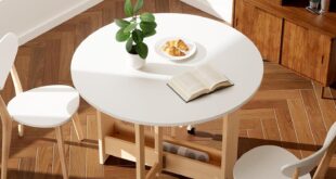 How We Made Space Work with This Folding Drop-Leaf Dining Table