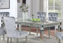 Our Take on the Glamorous Extendable Evangeline Dining Table
