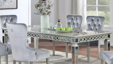 Our Take on the Glamorous Extendable Evangeline Dining Table