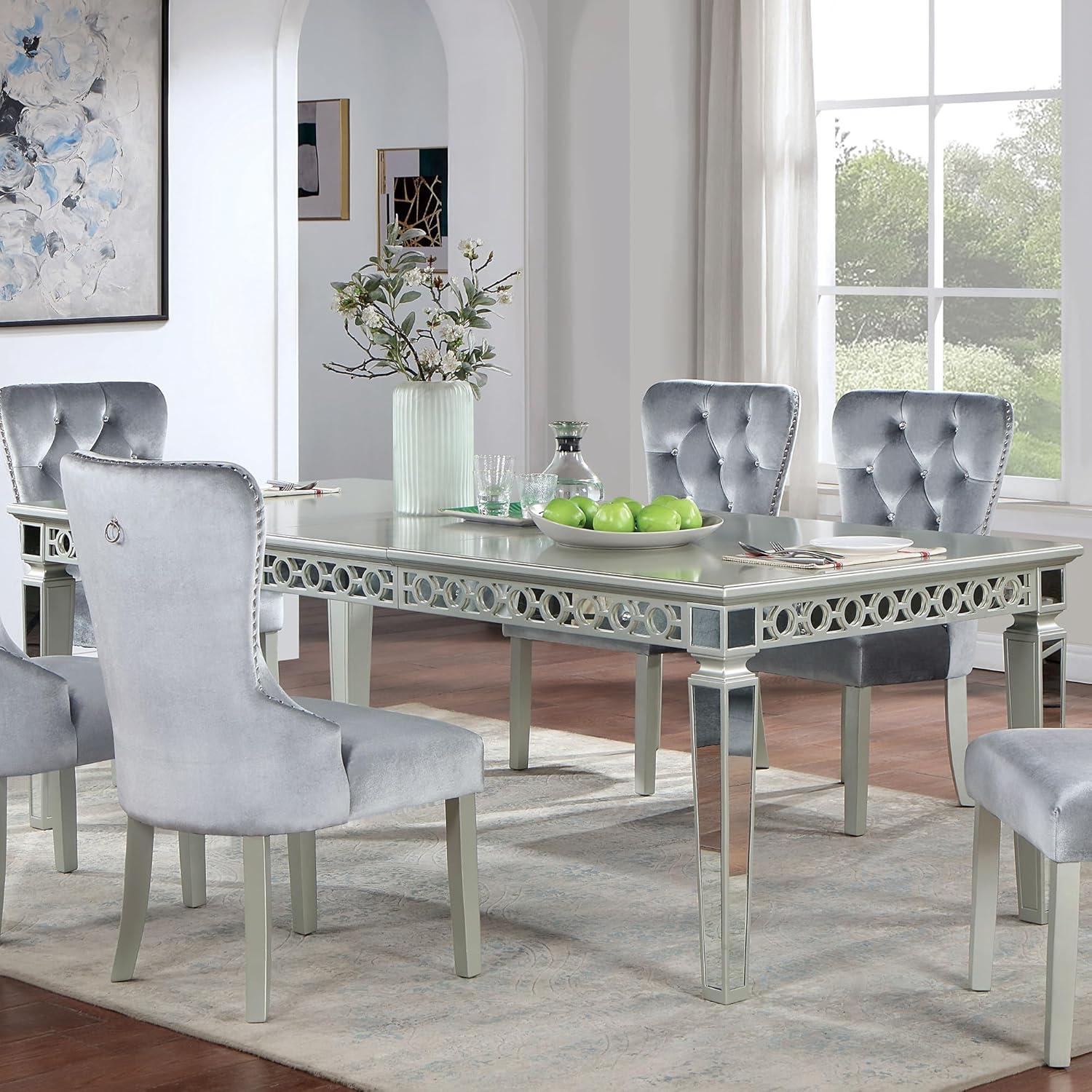 Our Take on the Glamorous Extendable Evangeline Dining Table