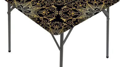 Our Honest Take: Paisley Square Table Cove for 32″x32″ Tables