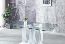 Our Review: Yoluckea Modern Glass Dining Table’s Sleek Appeal