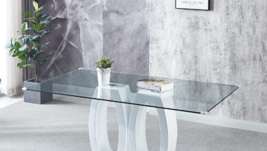 Our Review: Yoluckea Modern Glass Dining Table’s Sleek Appeal