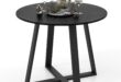 Our Honest Take on the COSTWAY 36″ Black Rustic Round Table