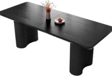 Our Take on the 78.97″ Modern Dining Table with Wave Legs