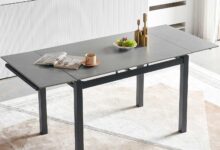 How We Love This Modern Expandable Table for Small Spaces