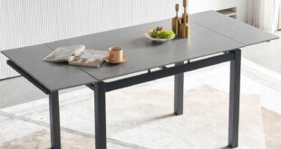How We Love This Modern Expandable Table for Small Spaces