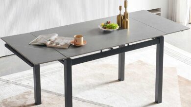 How We Love This Modern Expandable Table for Small Spaces