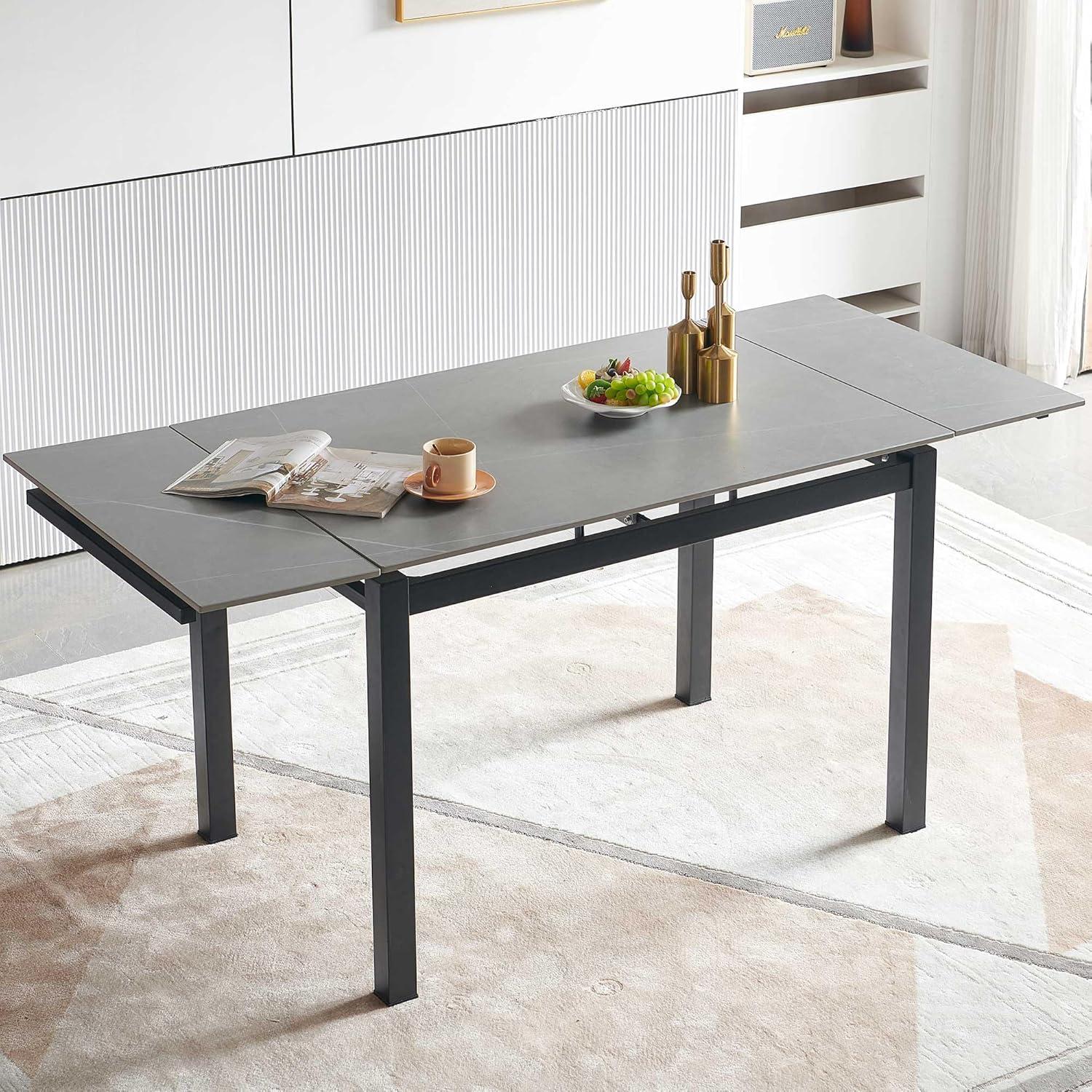 How We Love This Modern Expandable Table for Small Spaces