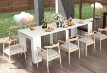 Our Take on the 118″ Expandable Dining Table with Storage