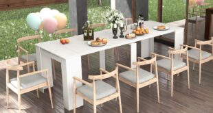 Our Take on the 118″ Expandable Dining Table with Storage