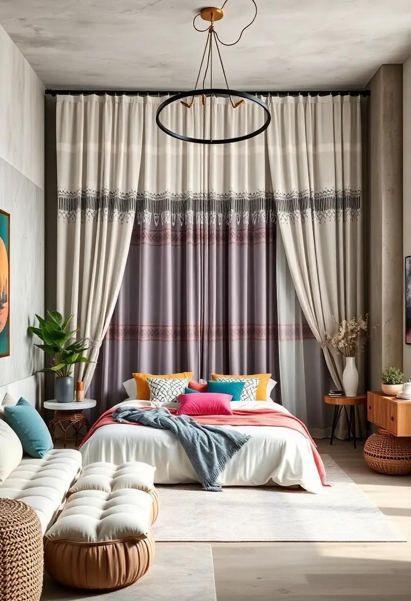 23 Stunning Boho Bedroom Curtain Ideas to Elevate Your Space with Free-Spirited Flair