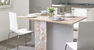 How We Embraced the Anzio Folding Table for Stylish Small Spaces