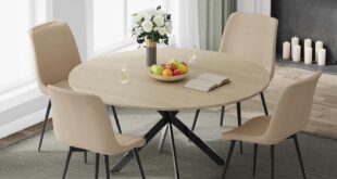 Our Honest Take on the EROMMY 47″ Round Dining Set for 4