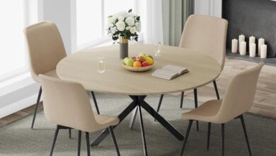 Our Honest Take on the EROMMY 47″ Round Dining Set for 4