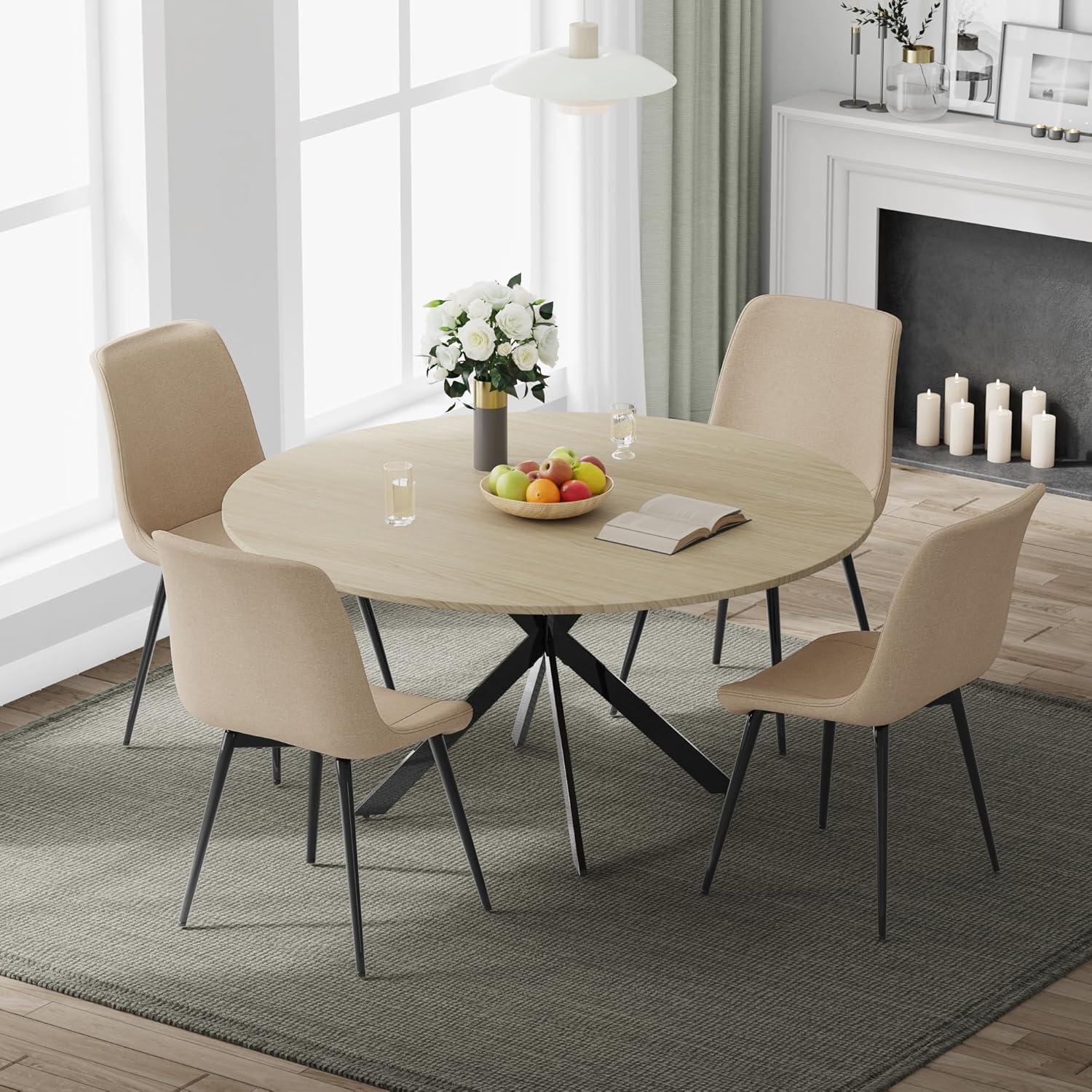 Our Honest Take on the EROMMY 47″ Round Dining Set for 4