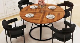 Our Thoughts on the Sleek STHOUYN 47″ Round Dining Set