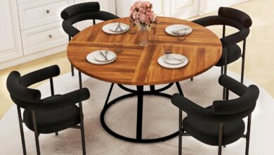 Our Thoughts on the Sleek STHOUYN 47″ Round Dining Set