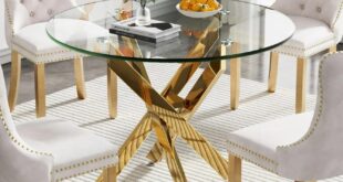 Our Honest Take on the Sleek Modern Round Glass Dining Table
