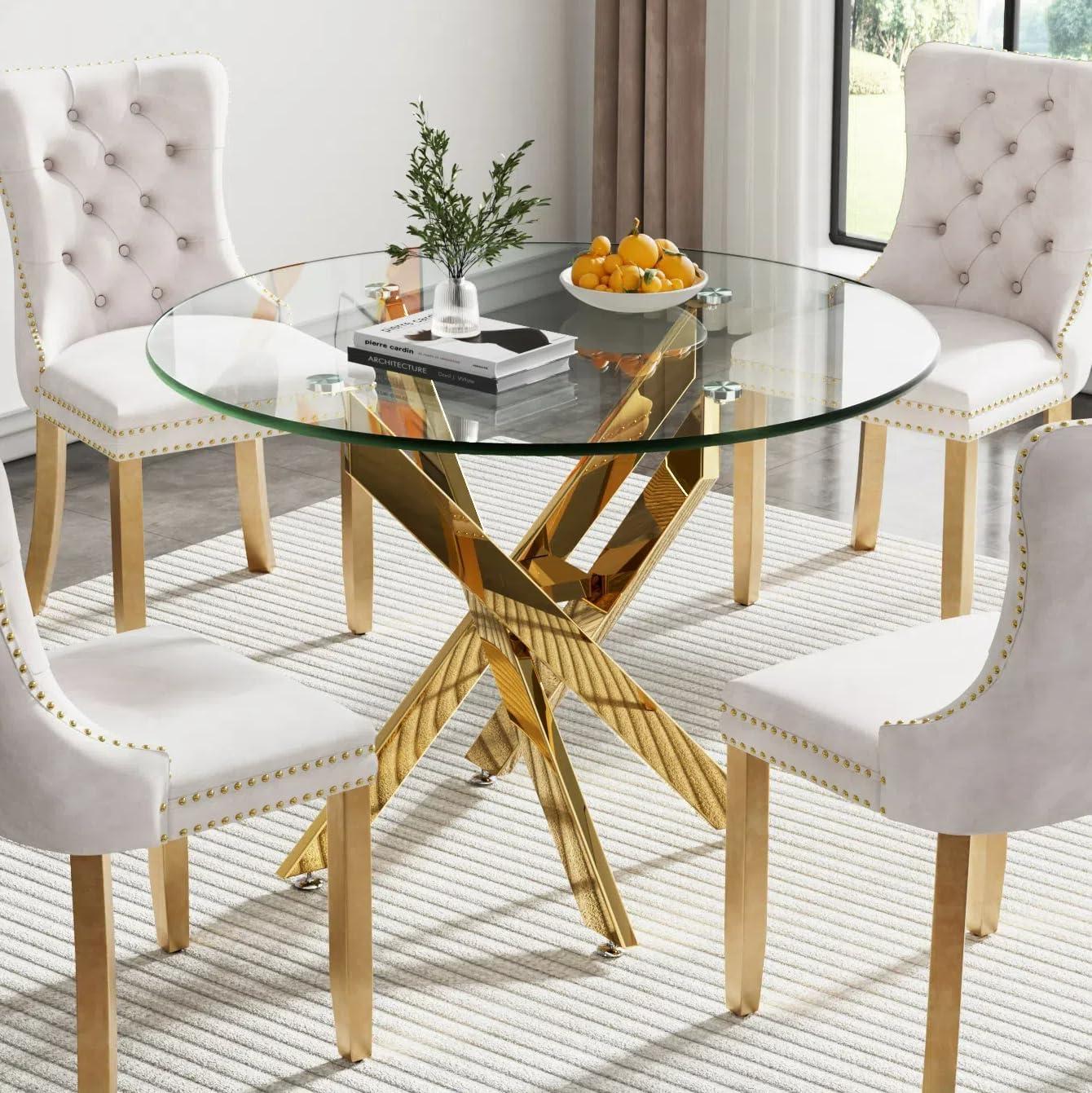 Our Honest Take on the Sleek Modern Round Glass Dining Table