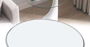 Our Review of WORDFUN Round Glass Table Tops: Durable and Versatile