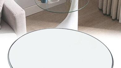 Our Review of WORDFUN Round Glass Table Tops: Durable and Versatile