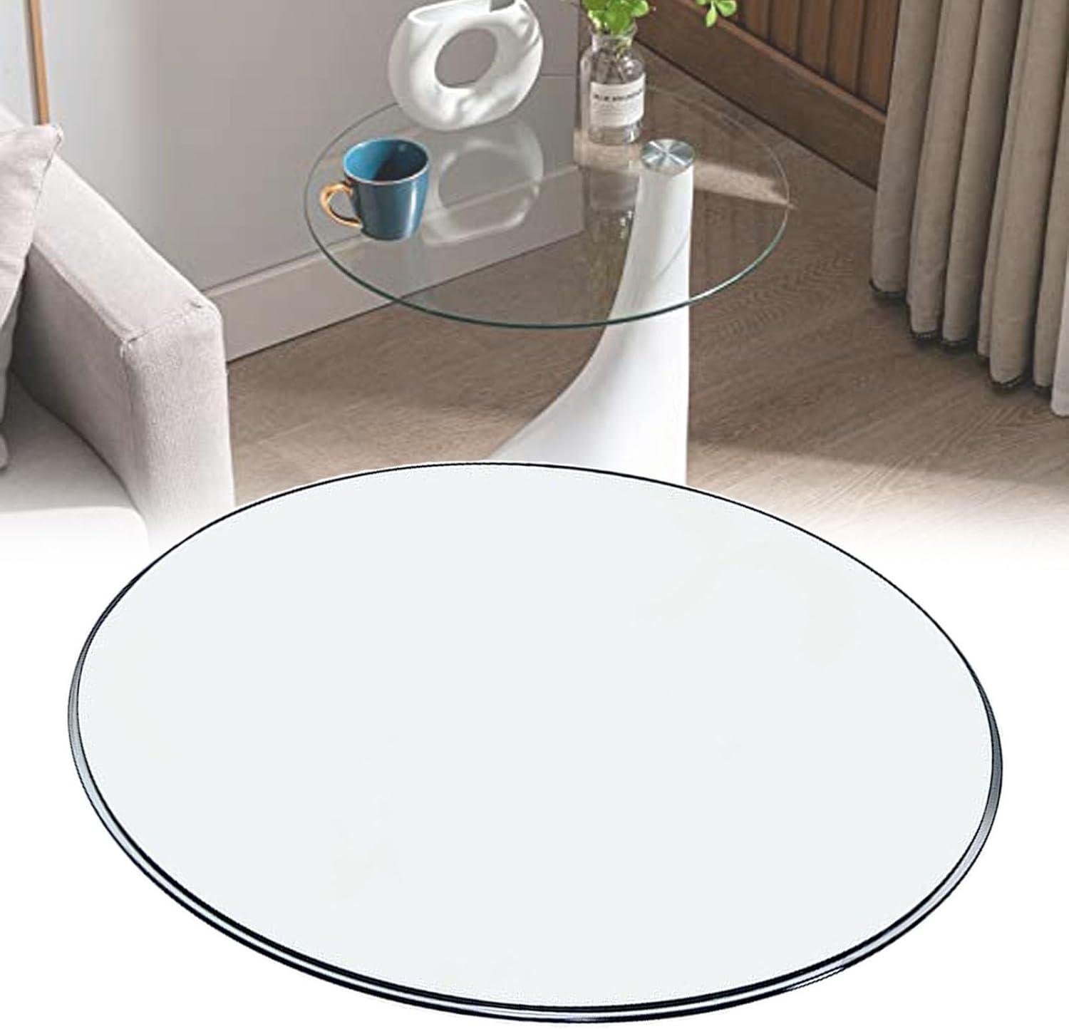 Our Review of WORDFUN Round Glass Table Tops: Durable and Versatile