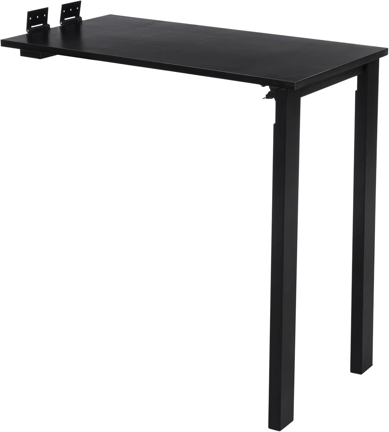 How We Maximize Space with This Sleek Wall-Mounted Folding Table