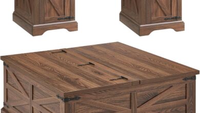 How Our Farmhouse Table Set Blends Style, Storage & Charging