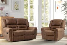 Our Honest Take on the CANMOV Nut Brown Manual Reclining Sofa Set