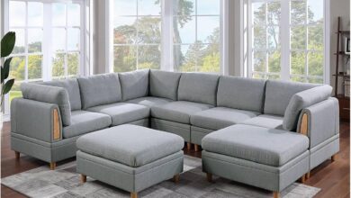 How We Built Comfort and Style with Our 8pc Light Grey Sofa Set