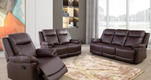 Our Honest Take on the DEBADOLGEBADOL Brown Leather Recliner Set