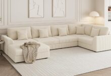 Our Honest Take on the 146″ Modular U-Shaped Sleeper Sofa