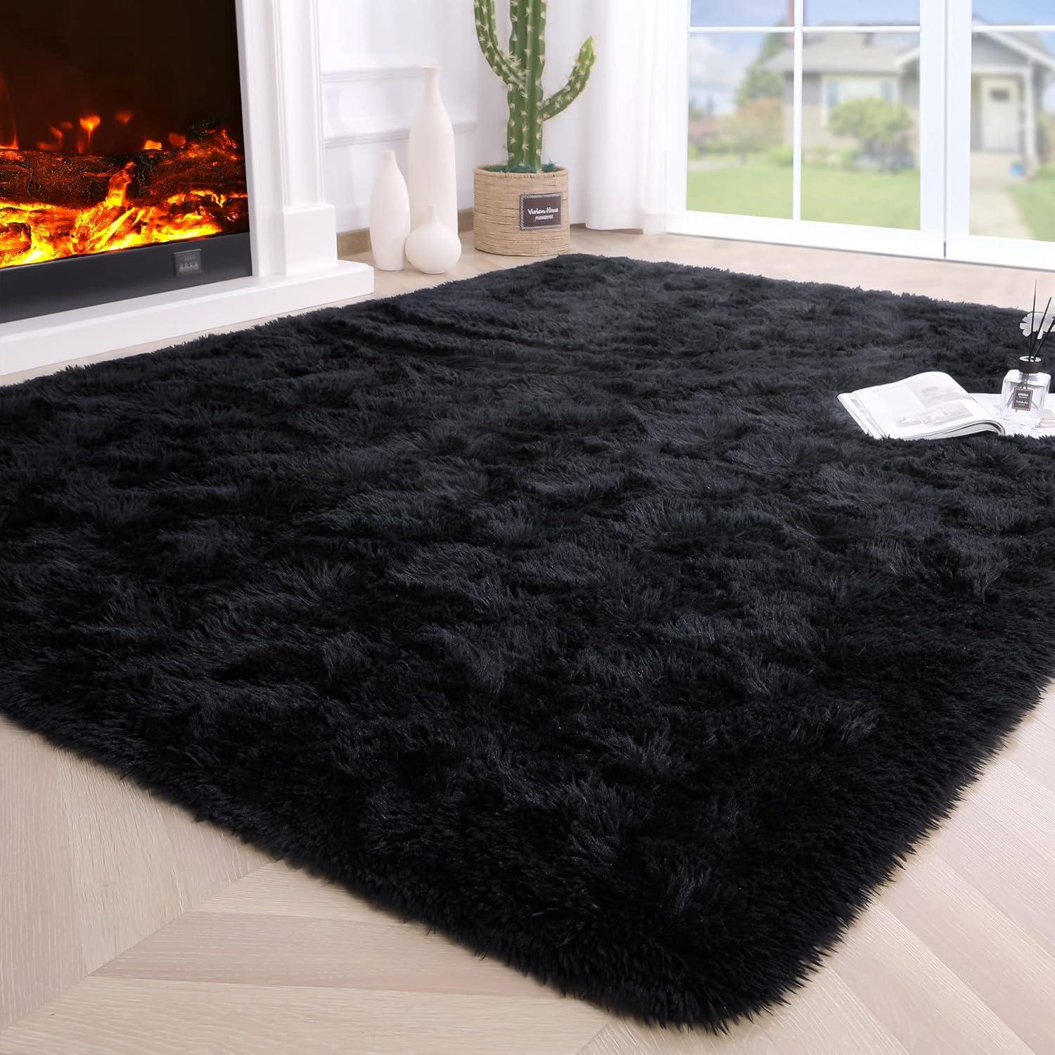 How We Loved Noahas Fluffy Black Rug: Cozy, Stylish, and Safe
