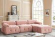 Our Honest Take on the Antetek Pink Velvet Modular Sectional Sofa