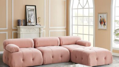 Our Honest Take on the Antetek Pink Velvet Modular Sectional Sofa