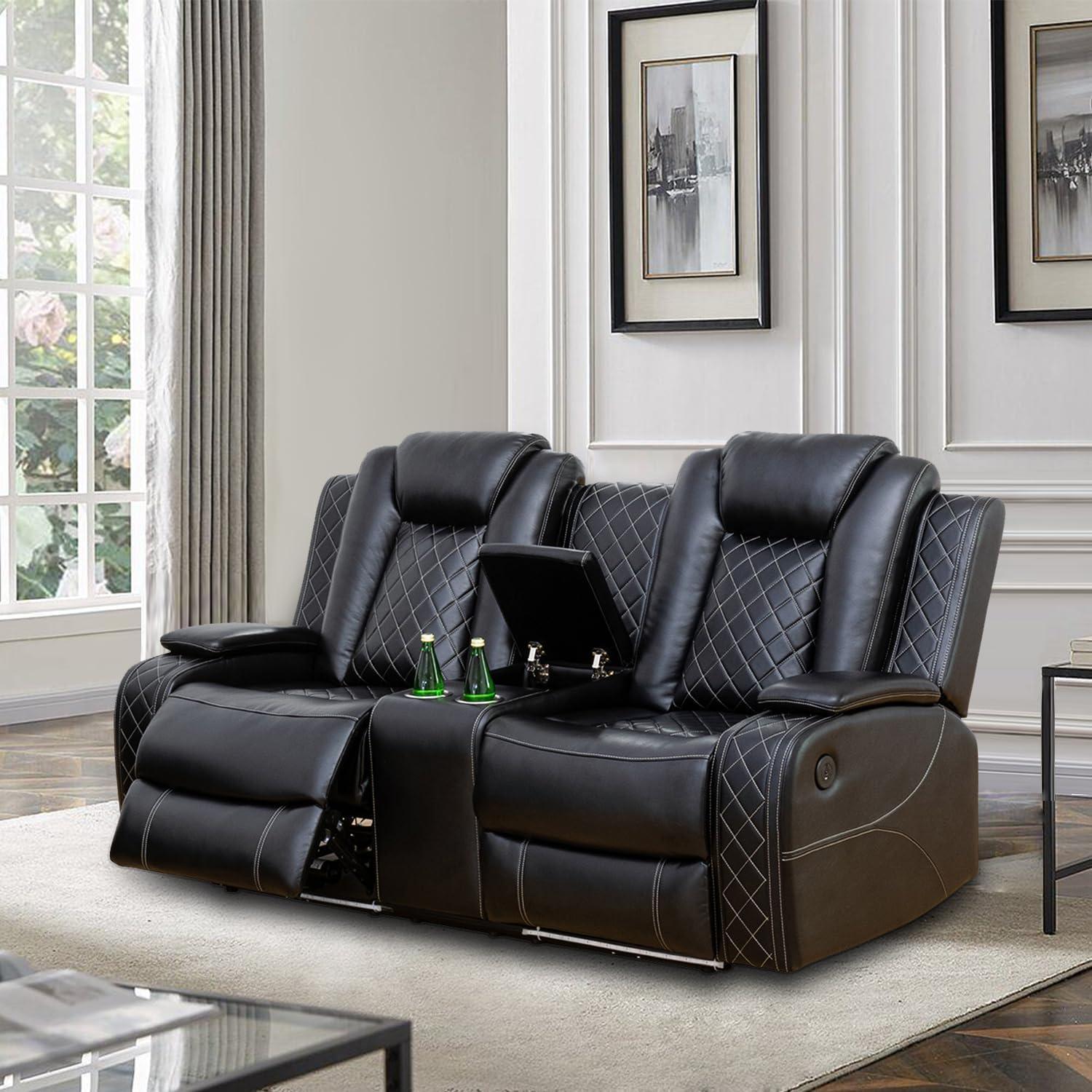 Why We Love Our Power Reclining Leather Loveseat with USB Ports