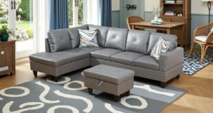 Our Take on the Stylish and Comfortable L-Shaped Dark Grey Couch