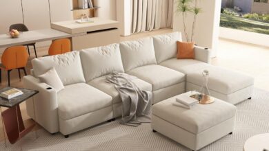 How We Transformed Our Space with the 6-Seat Modular Sofa